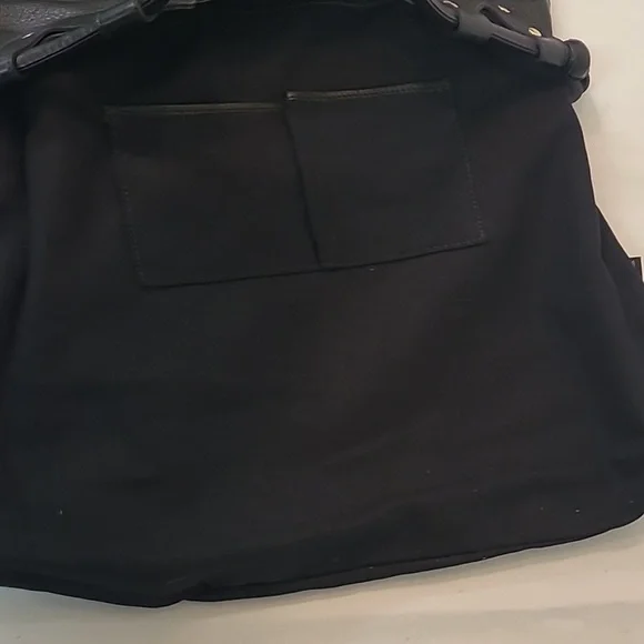 Pietro Alessandro Black Leather Satchel w/ Crossbody Strap Original Brooklyn Bag - Picture 9 of 15